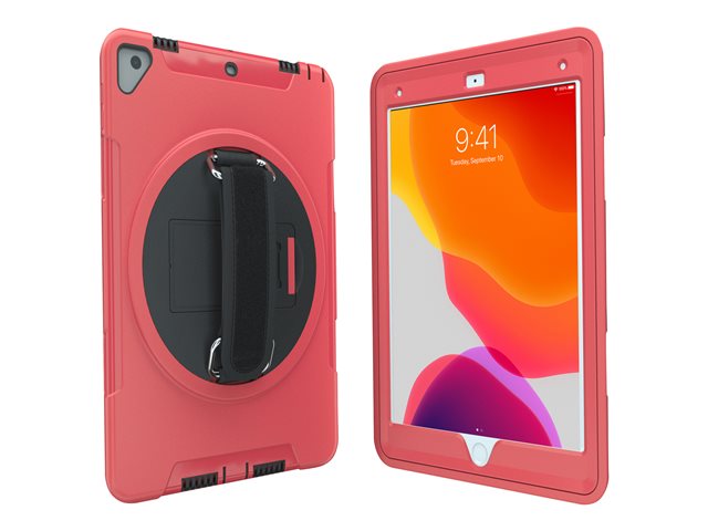 PROTECTIVE CASE W/ BUILT-IN 360 ROTATABLE GRIP KICKSTAND IPAD R