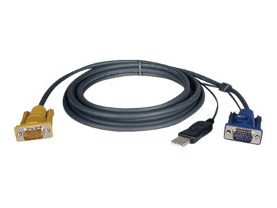 Tripp Lite 6ft USB Cable Kit for KVM Switch 2-in-1 B020 / B022 Series KVMs 6' - video / USB cable - 1.83 m