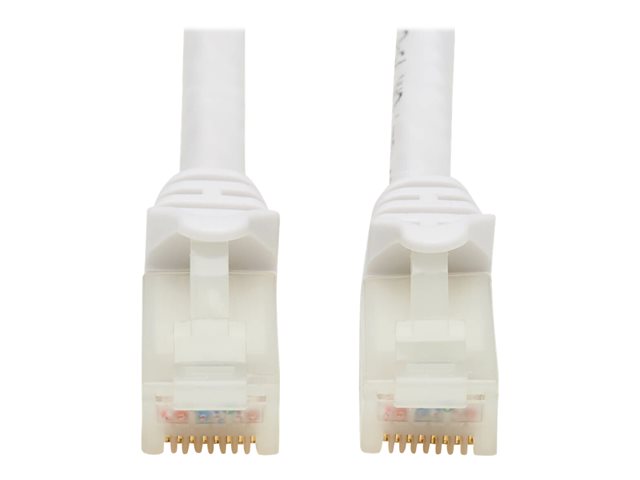 Eaton Tripp Lite Series Safe-IT Cat6a 10G Snagless Antibacterial UTP Ethernet Cable (RJ45 M/M), PoE, White, 3 ft. (0.91 m) - network cable - 90 cm - white