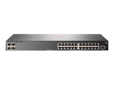 HPE Aruba 2930F 24G 4SFP+ - switch - 24 ports - Managed - rack-mountable