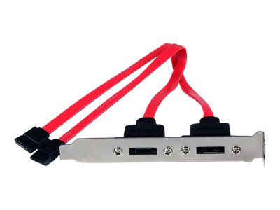 2 PORT SATA TO ESATA SLOT PLATE M/F