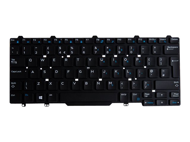 Origin Storage - notebook replacement keyboard - UK - black Input Device