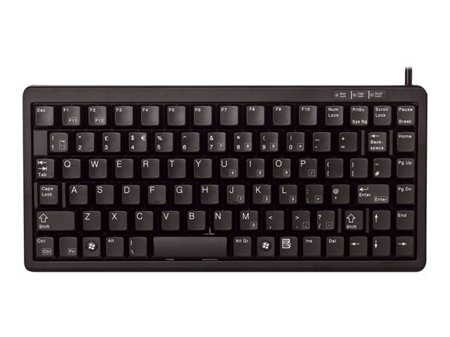 CHERRY G84-4100 Compact Keyboard - Keyboard - PS/2, USB - UK - black
