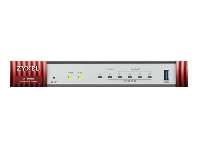 Zyxel ZyWALL ATP100 - security appliance - cloud-managed - with 1 year Gold Security Pack