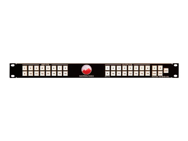 Kramer Sierra Video Aspen 1616HD-3G 16x16 3G HD-SDI Matrix Switchers - video switch - rack-mountable