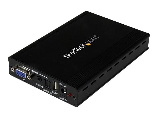 StarTech.com VGA to HDMI Converter - Analog VGA to digital HDMI Scaler with Audio - 1920x1200 (VGA2HDPRO2) - video converter - black