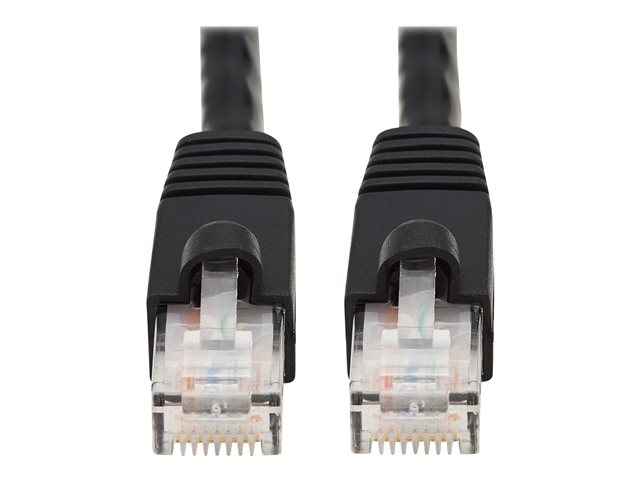 Eaton Tripp Lite Series Cat6a 10G Snagless UTP Ethernet Cable (RJ45 M/M), Black, 25 ft. (7.62 m) - patch cable - 7.62 m - black