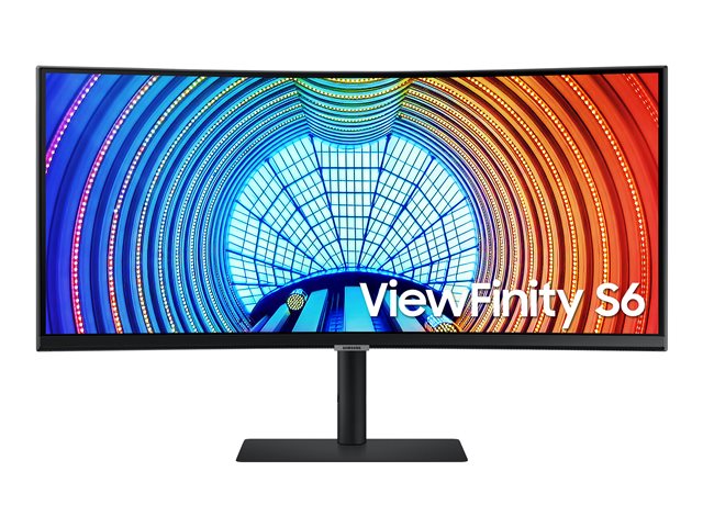Samsung ViewFinity S6 S34A650UBU - S65UA Series - LED monitor - curved - 34" - HDR