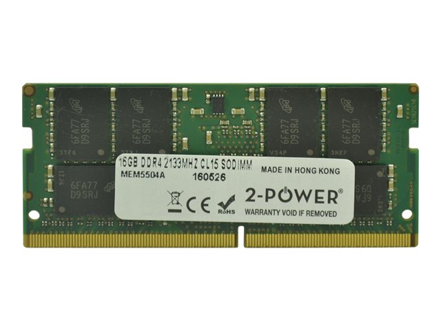 16GB DDR4 2133MHZ CL15 SODIMM MHZ CL15 SODIMM