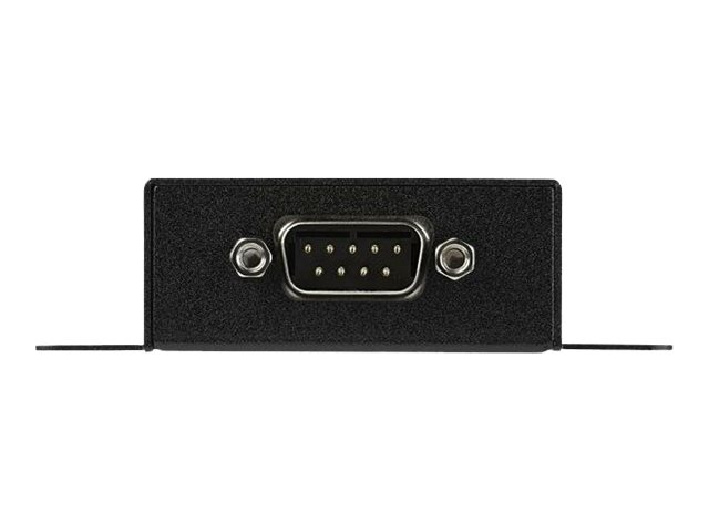 StarTech.com 1 Port RS232 to Ethernet IP Converter / Device Server - Aluminum - Serial over IP Device Server - Serial to IP Converter (NETRS2321P) - device server