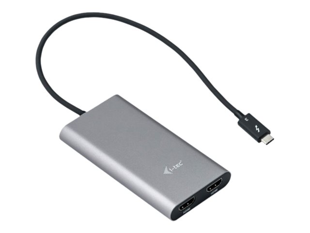 I-TEC THUNDERBOLT 3 DUAL HDMI 2X4K PORT ADAPTER WITH CABLE