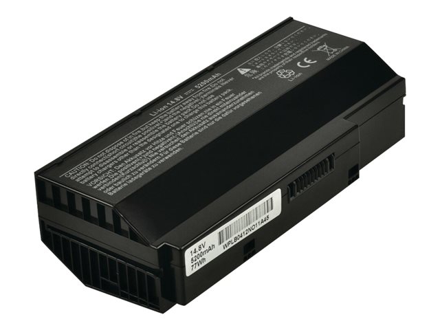 2-Power Main Battery Pack - laptop battery - Li-Ion - 5200 mAh - 77 Wh