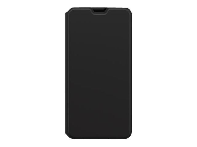 OtterBox Strada Series Via - Flip cover for mobile phone - polyurethane, polycarbonate, synthetic rubber - black night - for Samsung Galaxy S10+