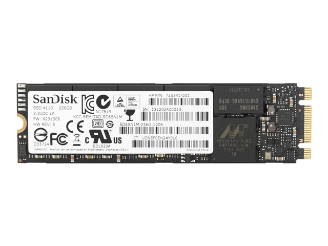 HP Turbo Drive G2 - SSD - 256 GB - PCIe 3.0 x4 (NVMe)
