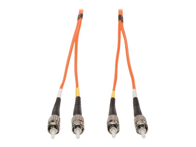 Eaton Tripp Lite Series Duplex Multimode 62.5/125 Fiber Patch Cable (ST/ST), 15M (50 ft.) - patch cable - 15 m - orange
