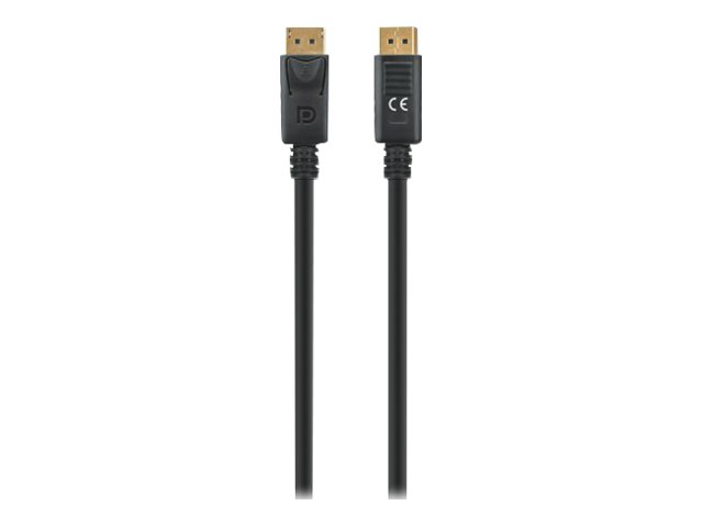 DISPLAYPORT CABLE 3M 8K/60HZ- PVC MALE/MALE BLACK POLYBAG