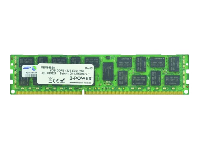 2-Power - DDR3L - module - 8 GB - DIMM 240-pin - 1333 MHz / PC3L-10600 - registered