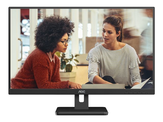 AOC Essential-line Q27E3UAM/BK - LED monitor - 27" - 2560 x 1440 QHD @ 75 Hz - VA - 350 cd/m² - 4000:1 - 4 ms - HDMI, DisplayPort - speakers - textured black