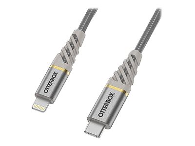 OTTERBOX PREMIUM CABLE USB CLIGHTNING 1M USBPD SILVER