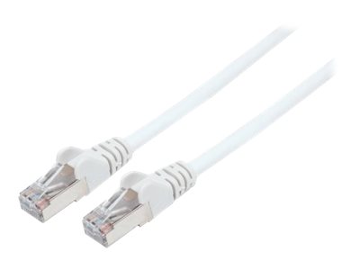 Intellinet Network Patch Cable, Cat6, 2m, White, Copper, S/FTP, LSOH / LSZH, PVC, RJ45, Gold Plated Contacts, Snagless, Booted, Lifetime Warranty, Polybag - patch cable - 2 m - white