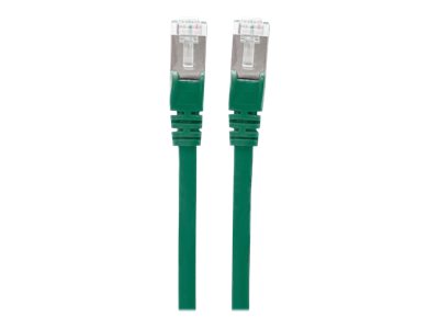 Intellinet Network Patch Cable, Cat6, 2m, Green, Copper, S/FTP, LSOH / LSZH, PVC, RJ45, Gold Plated Contacts, Snagless, Booted, Lifetime Warranty, Polybag - network cable - 2 m - green