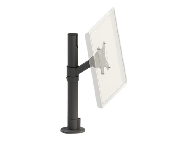 POLE W/ VESA MOUNT ON ANGLED CONNECTION JOINT WHITE