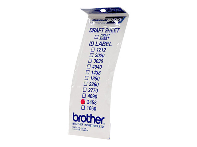 Brother ID3458 - 34 x 58 mm 12 label(s) stamp ID labels - for StampCreator PRO SC-2000, PRO SC-2000USB