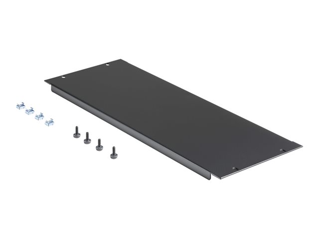 Startech 4U Blank Panel for 19 inch Rack, Rack Mount Blanking Panel for Server/Network Racks & Cabinets, 4RU Rackmount Filler Panel/Spacer/Plates, Solid Panel, Cold-Rolled Steel, Black - 4U Blanking Panel (RKPNL4U) - Rack blanking panel - black - 4U - 19"