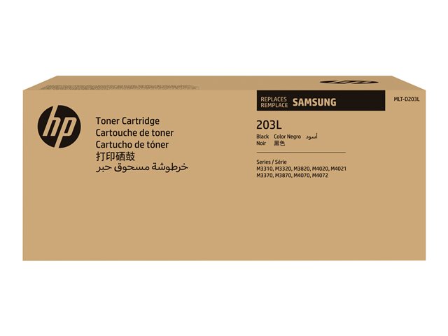 HP MLT-D203L - High Yield - black - original - toner cartridge (SU897A) - for ProXpress SL-M3310, M3320, M3321, M3370, M3375, M3820, M3870, M4020, M4024, M4070, M4072