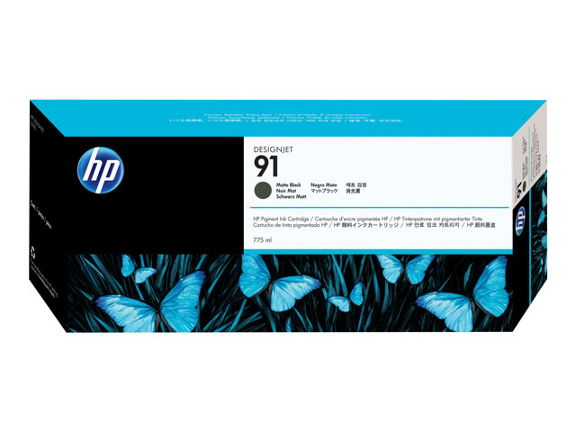 HP 91 - Print cartridge - 1 x pigmented matte black