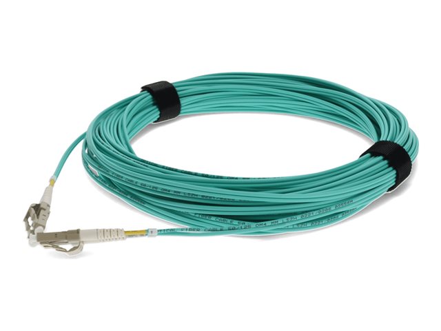 AddOn - Patch cable - LC/PC multi-mode (M) to LC/PC multi-mode (M) - 20 m - fibre optic - duplex - 50 micron - OM4 - aqua