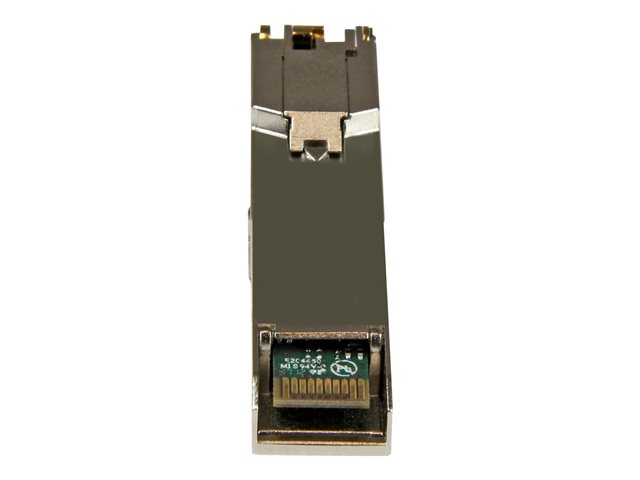 StarTech.com HPE J8177C Compatible SFP Module, 1000BASE-T, SFP to RJ45 Cat6/Cat5e, 1GE Gigabit Ethernet SFP, RJ-45 (Copper) 100m, HPE 1810, 1820, 2530, 1Gbps Mini GBIC Transceiver SFP - Lifetime Warranty (J8177CST) - SFP (mini-GBIC) transceiver module - 1