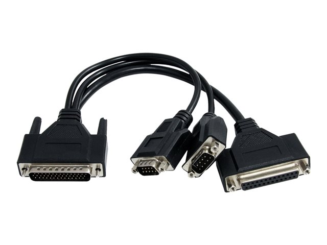 StarTech.com 2S1P PCI Express Serial Parallel Combo Card with Breakout Cable - Parallel/serial adapter - PCIe low profile - RS-232 - 2 ports + 1 x parallel port