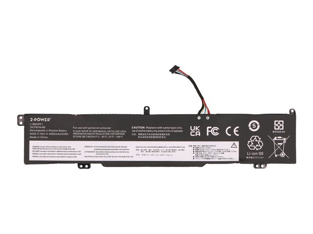 2-Power Main Battery Pack - laptop battery - 11.55 V - Li-pol - 4600 mAh - 53 Wh