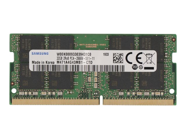 32GB DDR4 2666MHZ CL19 SODIMM MHZ CL19 SODIMM