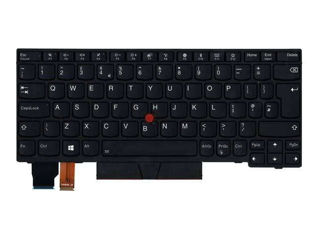 Lite-On FU5370BL2 - notebook replacement keyboard - with Trackpoint - QWERTY - UK Input Device
