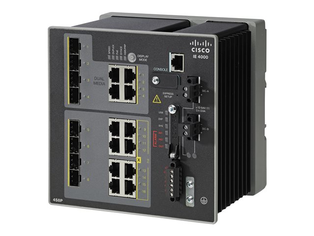 Cisco Industrial Ethernet 4000 Series - switch - 16 ports - Managed - TAA Compliant