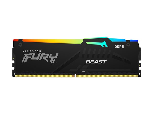 Kingston FURY Beast RGB - DDR5 - module - 8 GB - DIMM 288-pin / PC5-41600 - unbuffered