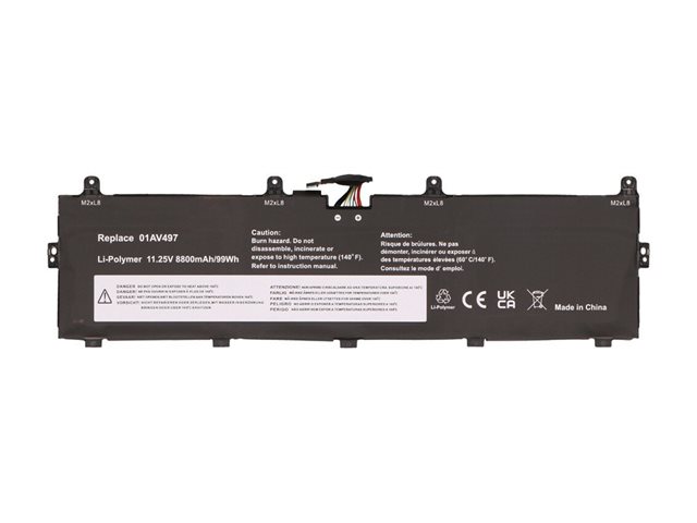 2-Power Main Battery Pack - laptop battery - 11.25 V - Li-pol - 8800 mAh