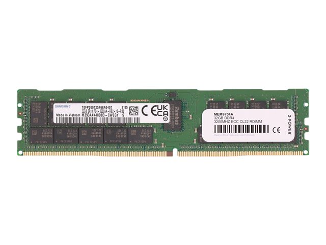 2-Power - DDR4 - module - 32 GB - DIMM 288-pin - 3200 MHz / PC4-25600 - registered