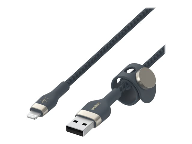 Boost Charge USB-A To LTG_Braided Silicon 2M Blue