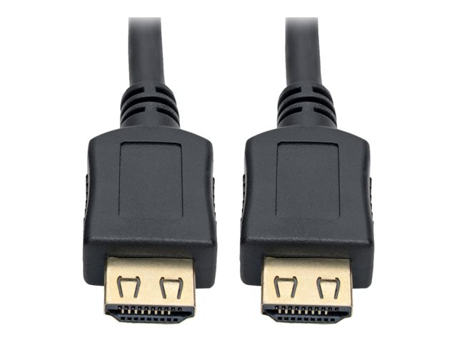 Eaton Tripp Lite Series High-Speed HDMI Cable, Gripping Connectors, 4K (M/M), Black, 3 ft. (0.91 m) - HDMI cable - 91 cm