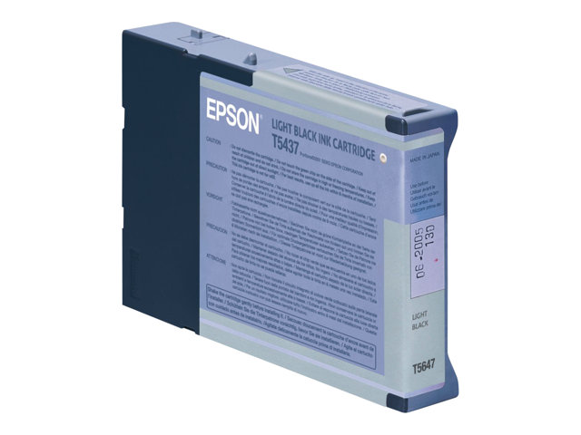 Epson Ink Cartridges, T543700, Singlepack, 1 x 110.0 ml Light Black