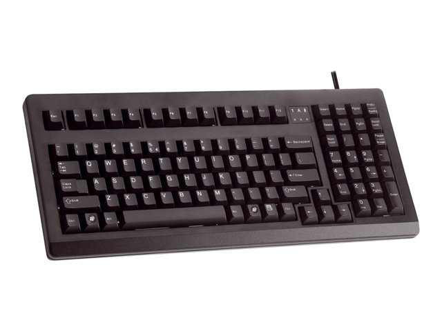 CHERRY G80-1800 - Keyboard - PS/2, USB - UK - black