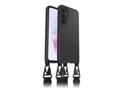 OtterBox React Series - Back cover for mobile phone - necklace - black - for Samsung Galaxy A35