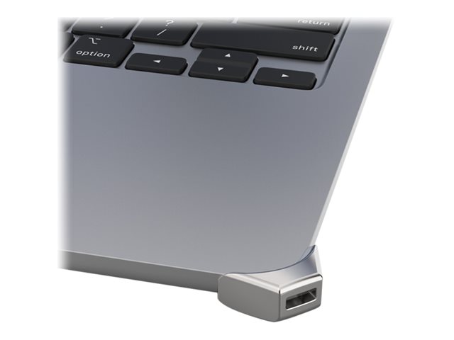 Compulocks Ledge Lock Adapter for MacBook Air 13" M2-M4 Silver - Security slot lock adapter - for Apple MacBook Air M2