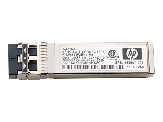 HPE B-Series - SFP+ transceiver module - 10Gb Fibre Channel (SW)