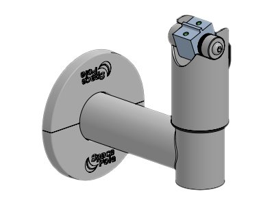 ARM 120MM WITH FLANGE COVER AND DURATILT WHITE