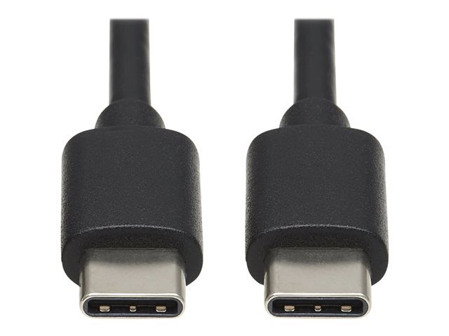 Eaton Tripp Lite Series USB-C Cable (M/M) - USB 2.0, Black, 3 ft. (0.91 m) - Thunderbolt cable - 24 pin USB-C to 24 pin USB-C - 90 cm