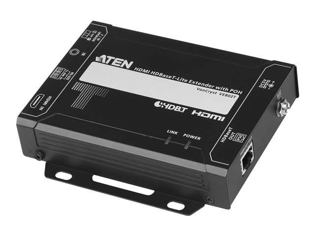 ATEN VE802T HDMI HDBaseT-Lite Transmitter with POH - video/audio/infrared/serial extender - HDBaseT Lite